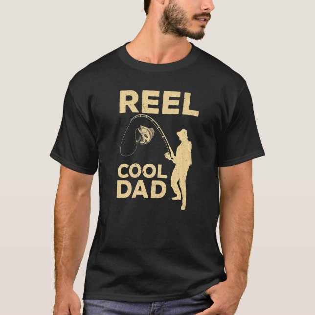 Cool Fishing For Dad Grandpa Papa Father's Day Fis T-Shirt (Front)