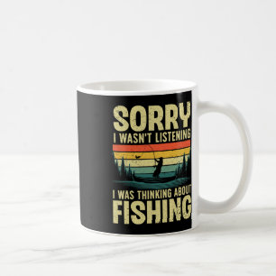 Cool Fishing For Men Women Fisherman B Trout Fish  Coffee Mug