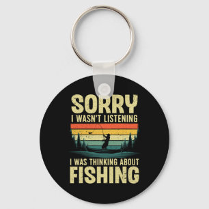 Cool Fishing For Men Women Fisherman B Trout Fish  Key Ring