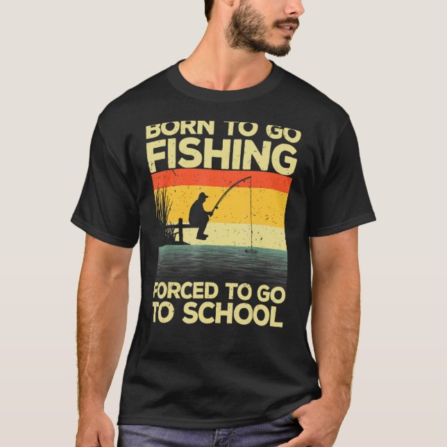 Cool Fishing For Men Women Kids Bass Fishing Fishe T-Shirt (Front)