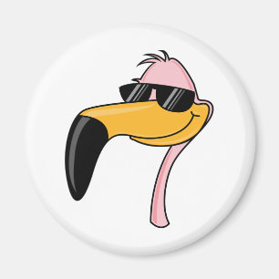 Cool Flamingo Magnet