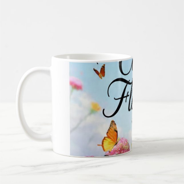 Cool Flights Butterfly Coffee Mug (Left)