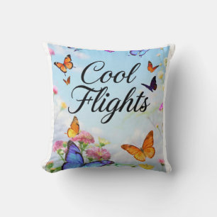 Cool Flights Butterfly Cushion