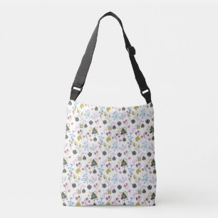 Cool Floral Pattern Crossbody Bag
