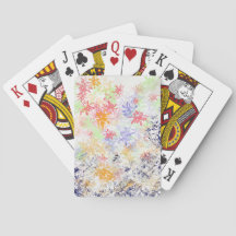 Cool Floral Playing Cards 