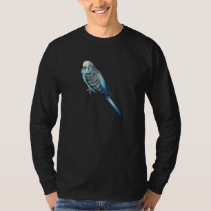 Cool Flying Wings Blue Parakeet Budgie Bird Tropic T-Shirt