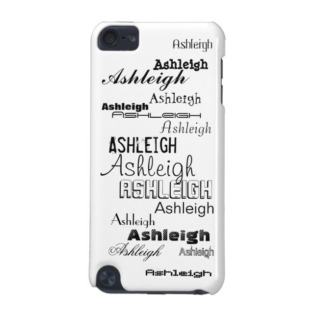 Cool Fonts Your Name Personalised iPod Touch (5th Generation) Case (Back)