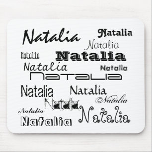 Cool Fonts Your Name Personalised Mouse Mat