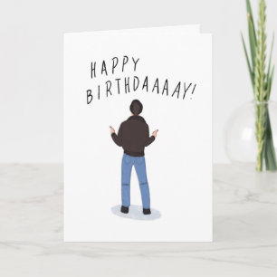 Cool Fonz Happy Days Birthday Card