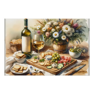 Cool food lovers party tray poster