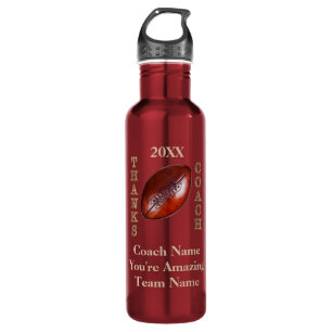 Cool Football Coach Gift Ideas PERSONALIZED 710 Ml Water Bottle