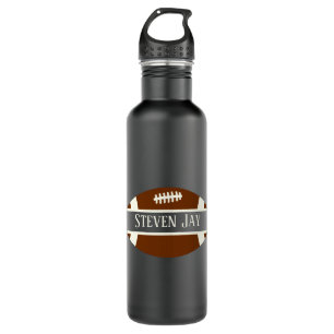 cool football sports add name 710 ml water bottle