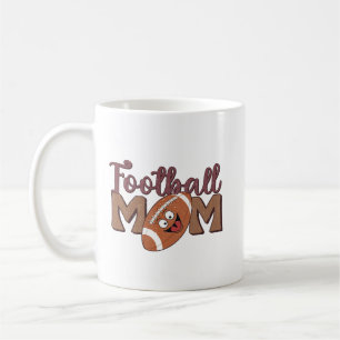 Cool football sports Mama word art Coffee Mug
