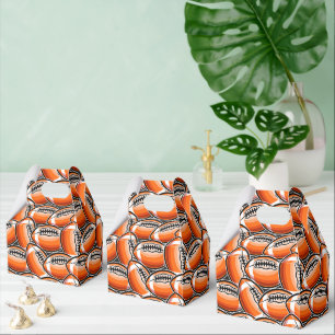 cool football sports pattern party  favour box