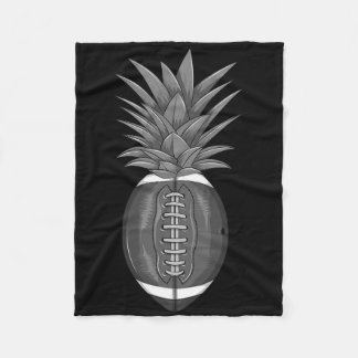 Cool Footbyll Pineapple Funny Kick Byll Fan Athlet Fleece Blanket