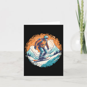 Cool For Snowboard And Ski Lover In The White Moun Card