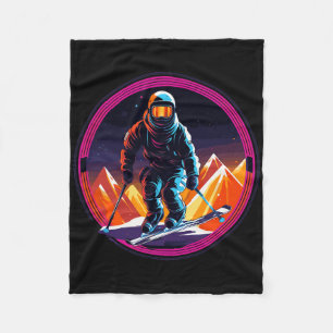 Cool For Snowboard And Ski Lover In The White Moun Fleece Blanket