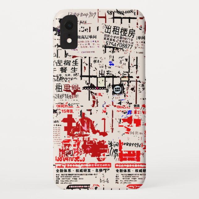 Cool Foreign Torn Peeled Billboard Case-Mate iPhone Case (Back)