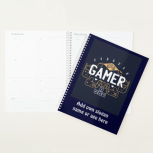 Cool Forever GAMER Gaming Gifts Teen Boy Girl Planner