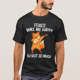 Cool Fox Art For Men Women Dabbing Red Arctic Swif T-Shirt