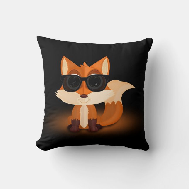 Cool Fox   Cushion (Front)