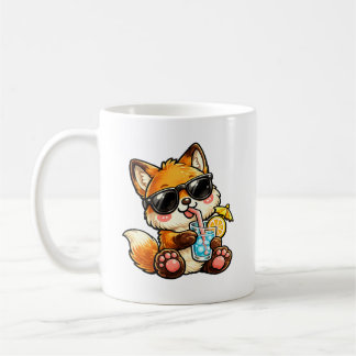 Cool Fox Drink Coffee Mug
