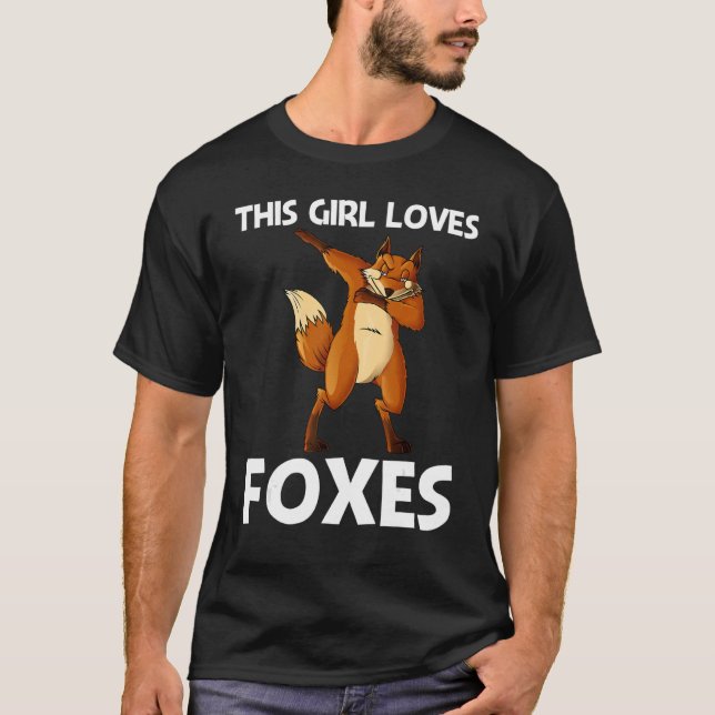 Cool Fox For Girls Mum Omnivorous Mammal Animal T-Shirt (Front)