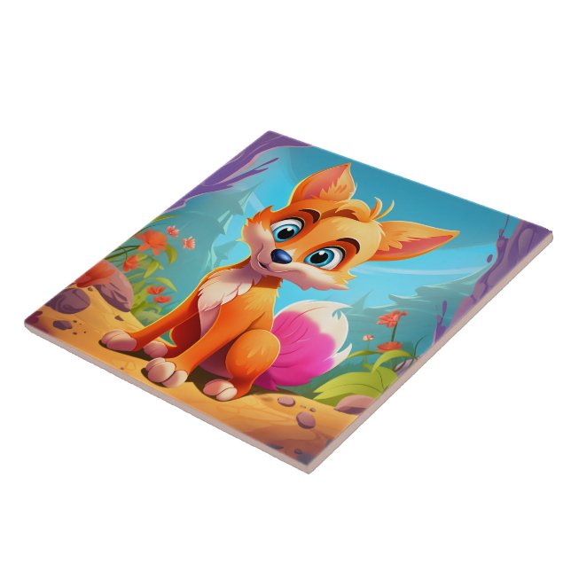 Cool Fox  Keep or design your own Tile (Side)
