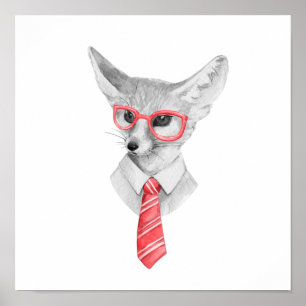 Cool fox poster