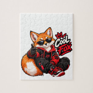 Cool Fox Puzzle – Stylish Fox Art Jigsaw Puzzle