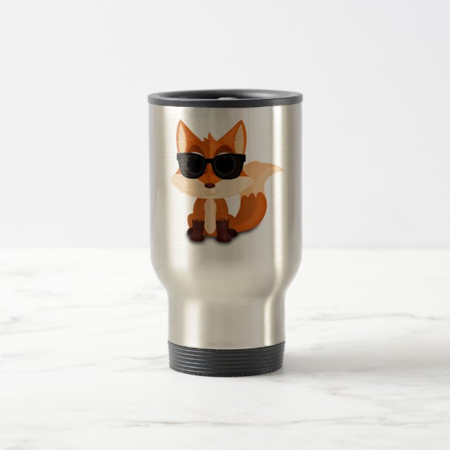 Cool Fox Travel Mug (Center)