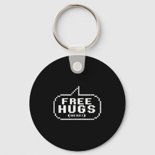 Cool Free Hugs Quotes Novelty Graphic Tees & C Key Ring