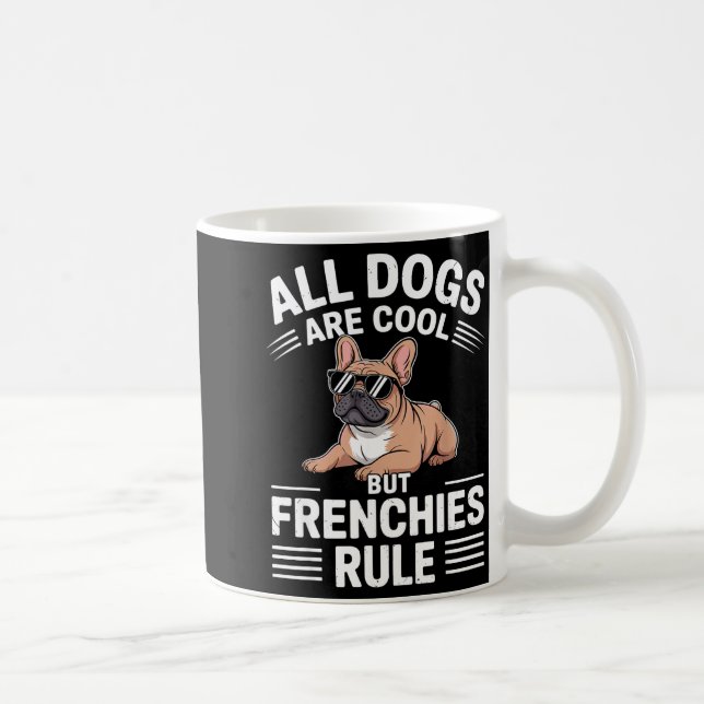 Cool French Bulldog Art For Men Women Kids Frenchi Coffee Mug (Right)