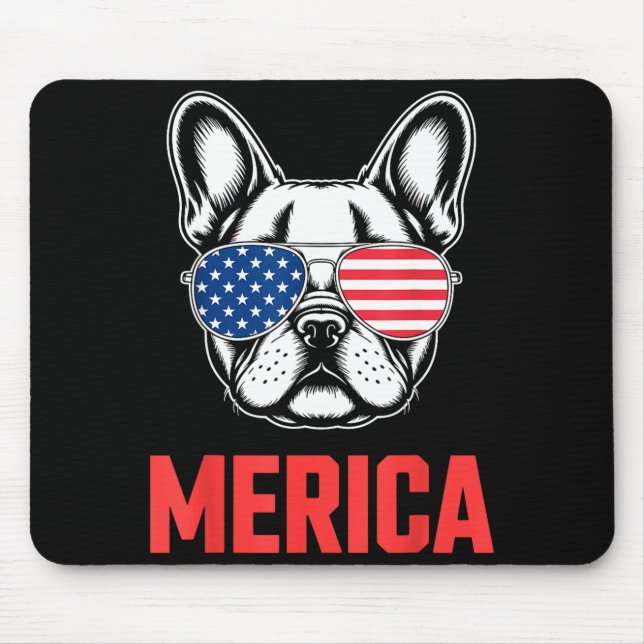 Cool French Bulldog Art For Men Women Kids Frenchi Mouse Mat (Front)