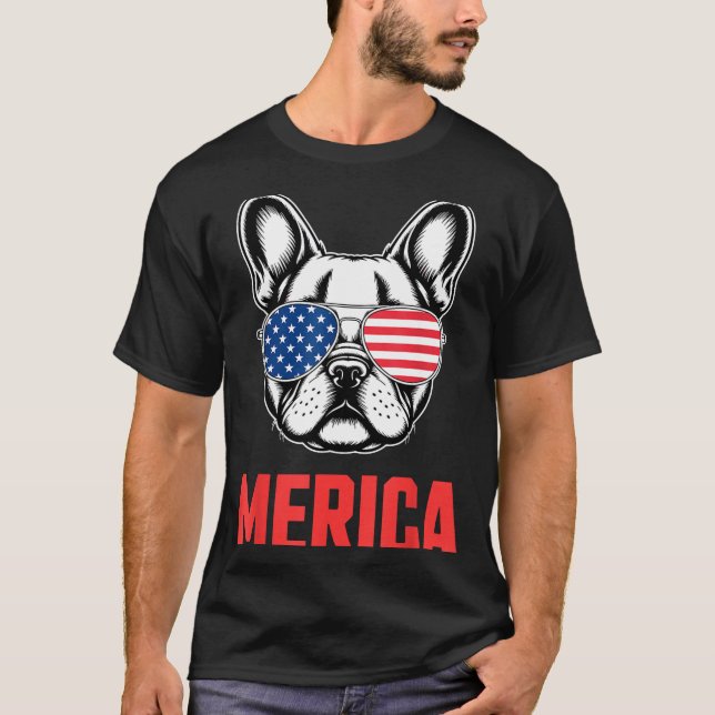 Cool French Bulldog Art For Men Women Kids Frenchi T-Shirt (Front)