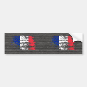 Cool French flag design Bumper Sticker