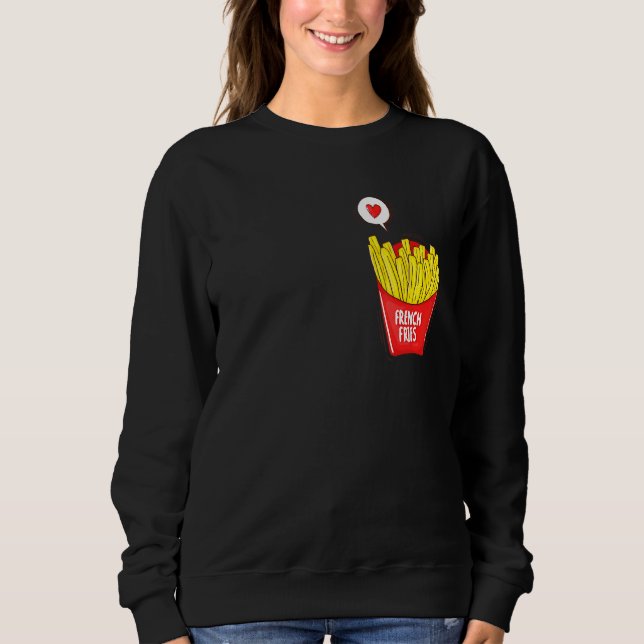Cool French Fries Pocket Novelty Graphic Tees Cool (Front)