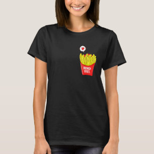 Cool French Fries Pocket Novelty Graphic Tees Cool