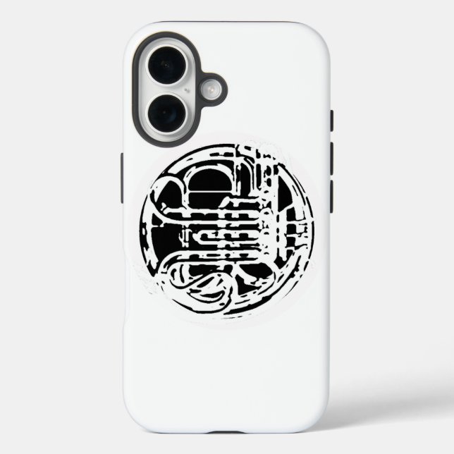 Cool French Horn Design Case-Mate iPhone Case (Back)