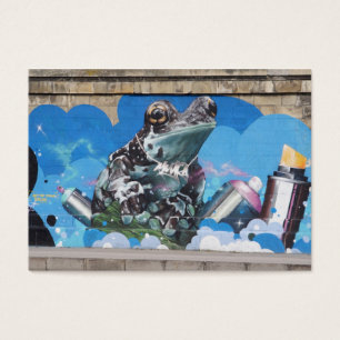 Cool Frog Between Spray Cans Graffiti