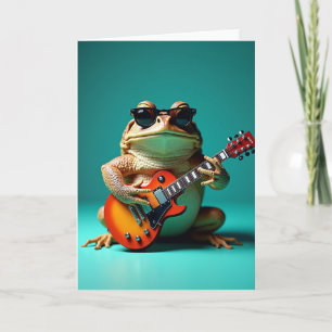 Cool Frog Birthday Card