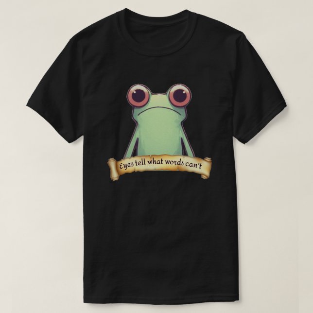 cool frog,cute animals T-Shirt (Design Front)