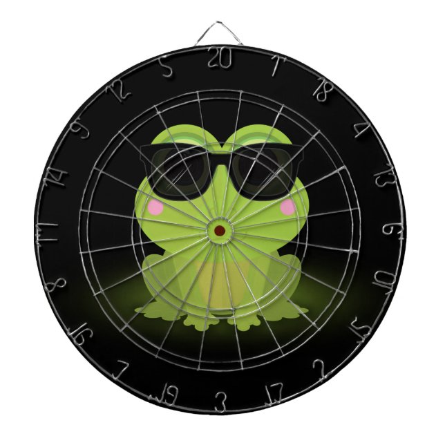 Cool Frog  Dartboard (Front)