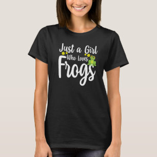 Cool Frog For Women Girls Kids Toad Frog Zookeepe T-Shirt