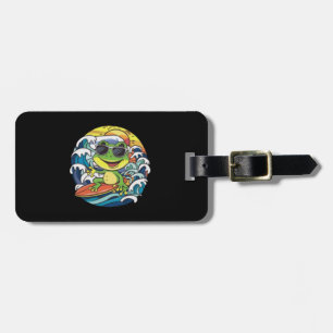 Cool Frog Luggage Tag