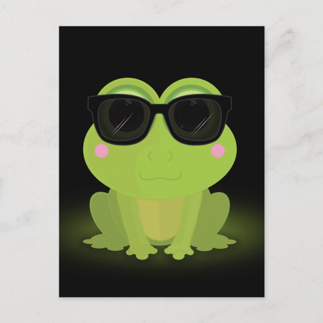 Cool Frog Postcard (Front)