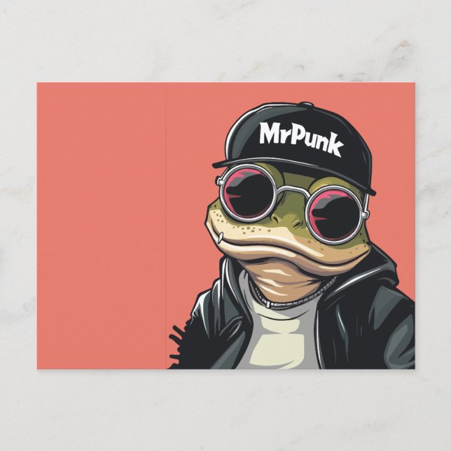 Cool frog postcard (Front)