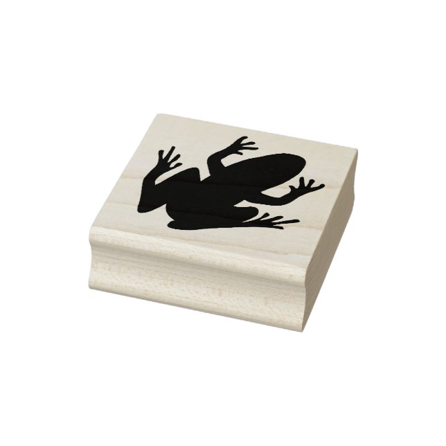 Cool Frog Silhouette Rubber Stamp (Stamp)