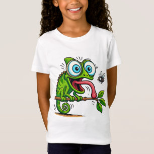 Cool Frog Snack Time T-Shirt - Fun Doughnut Loving
