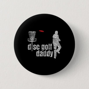 Cool Frolf Disc Golf Daddy Shirt 6 Cm Round Badge